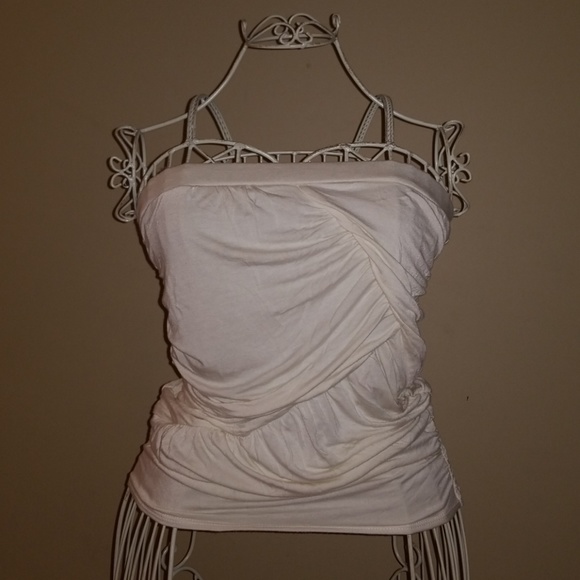 Bebe Ruched Tube Top - Picture 1 of 7